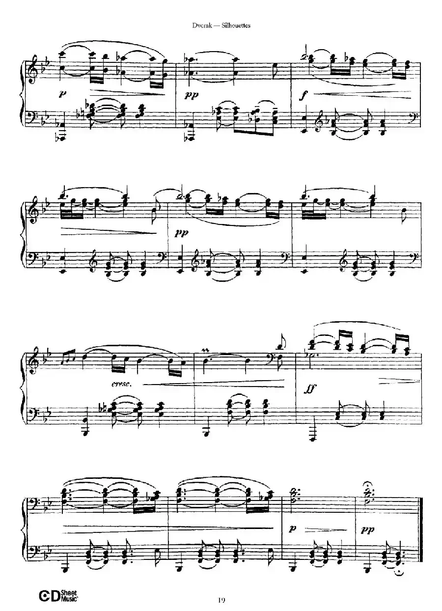 12 Silhouettes Op.8(12首剪影·6)
