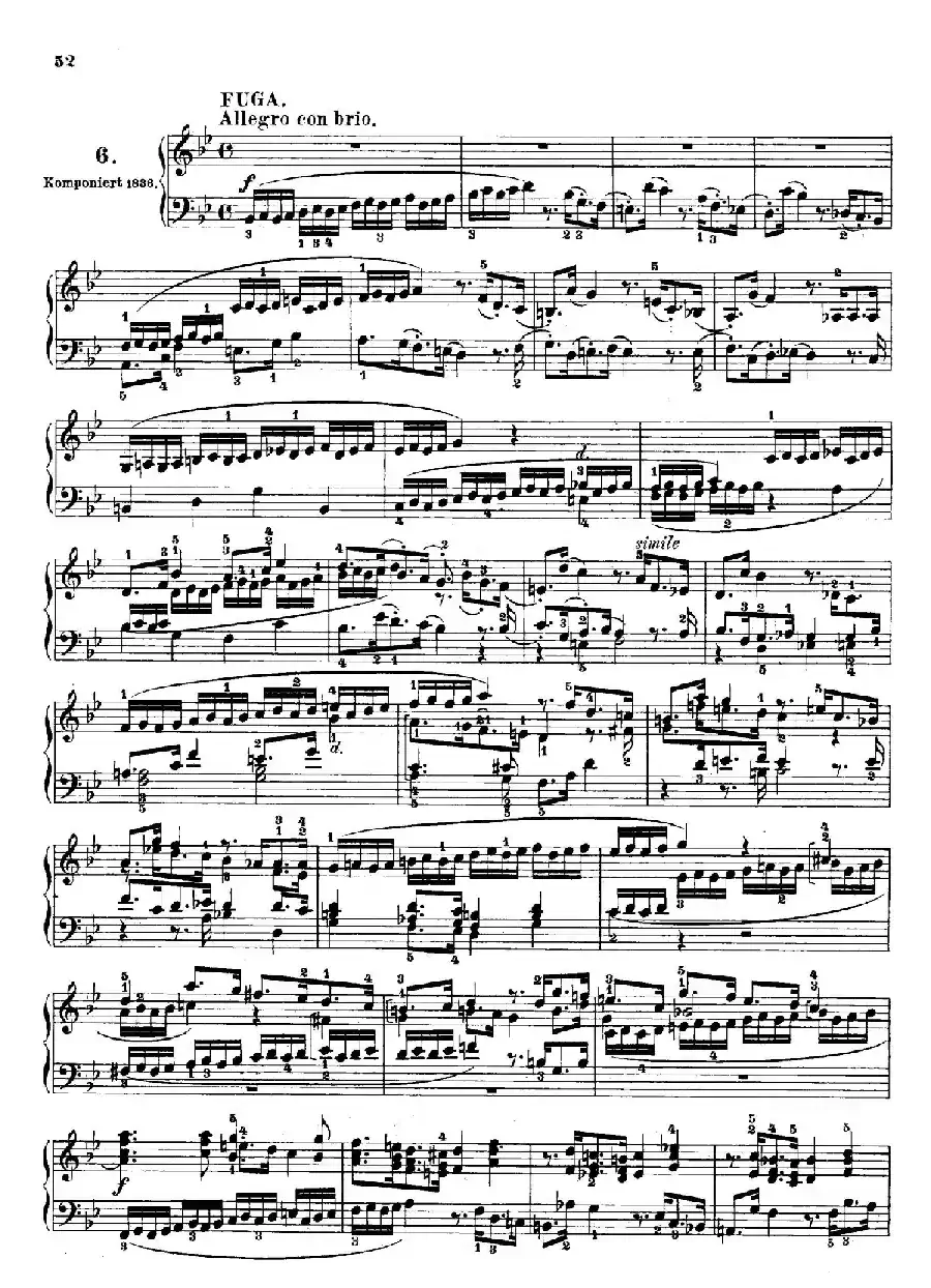 6 Preludes and Fugues Op.35(6首前奏曲与赋格·6)