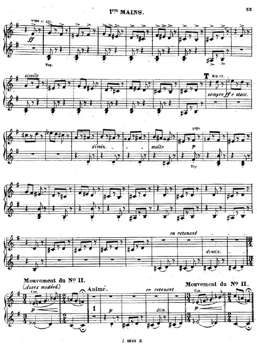 Symphony on a French Mountain Air Op.25(法国山歌交响曲·双钢琴·Ⅲ)