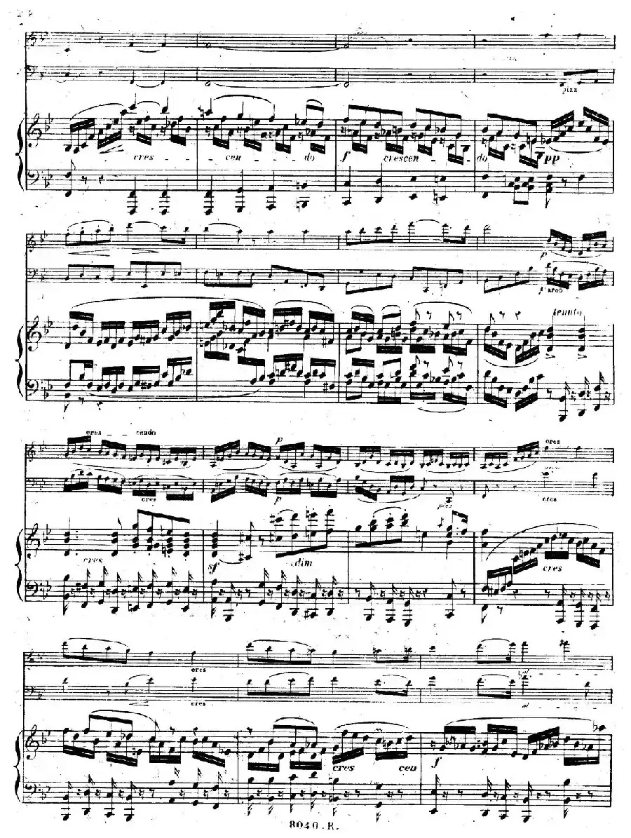 Piano Trio No.1 in d Minor Op.49(d小调第一钢琴三重奏·第二乐章)