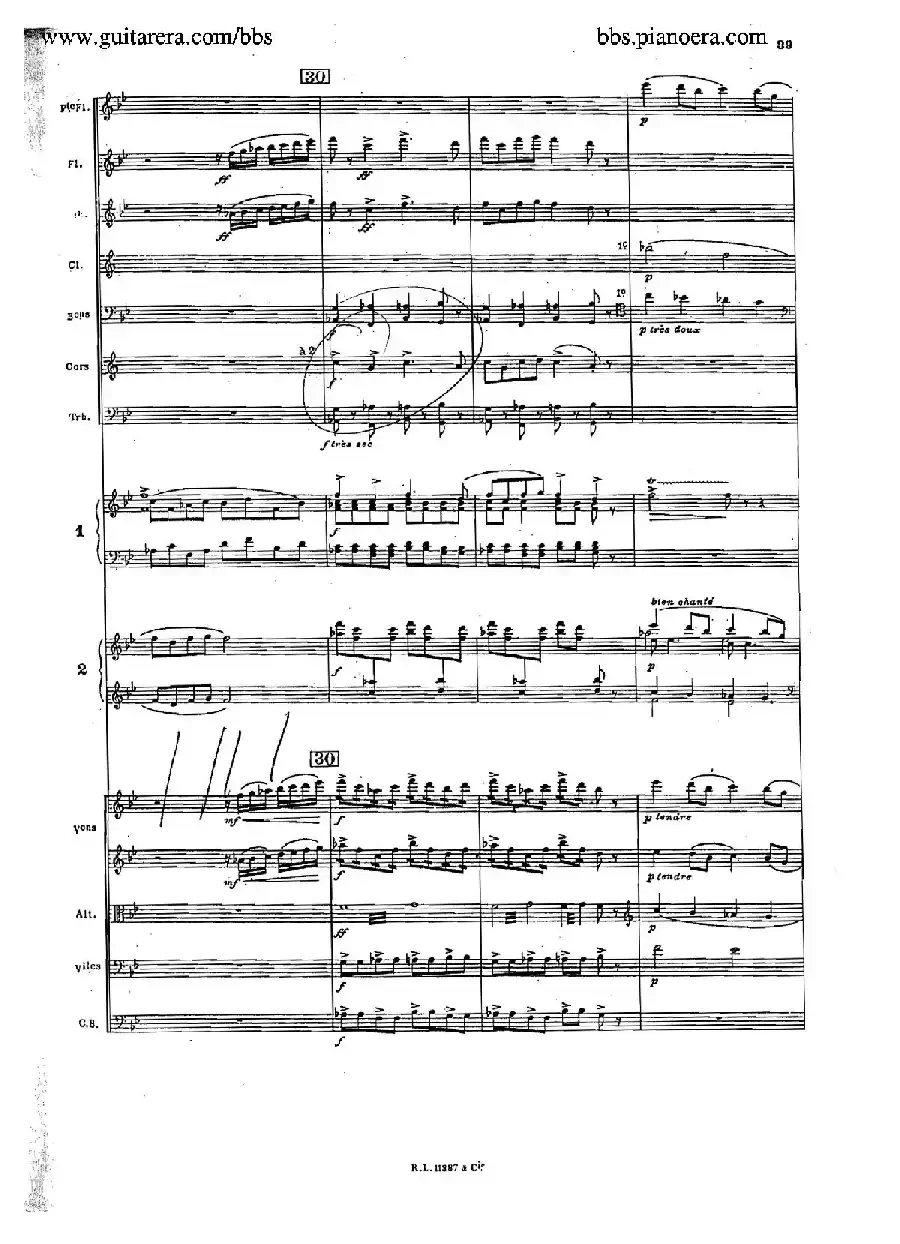 Concerto for 2 Pianos in d Minor(d小调双钢琴协奏曲·总谱)