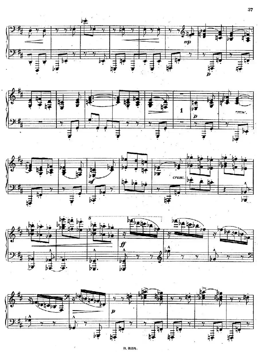 Four Pieces 4首小品 Op.2(Ⅳ)
