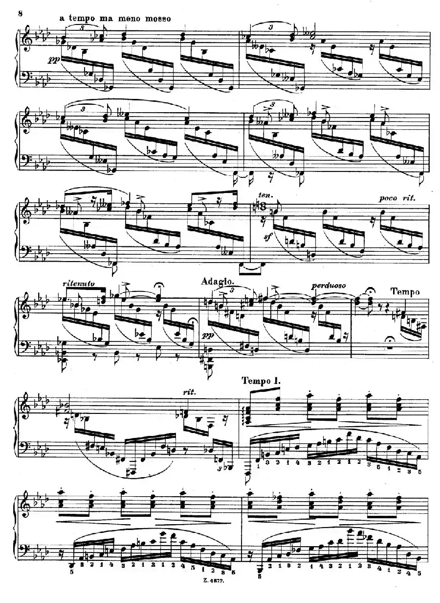 Charakterskizzen Op.40(个性素描 3. 无题 Nenien)