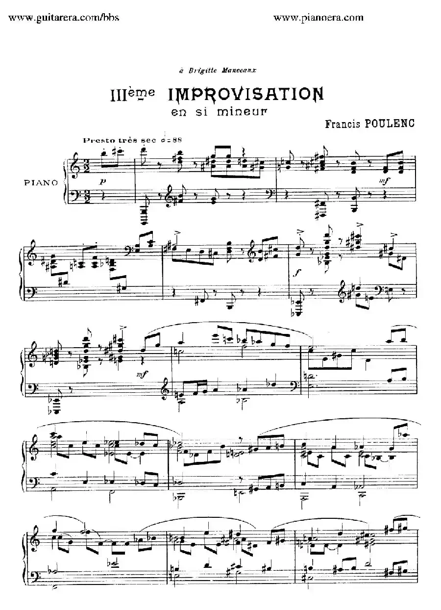 15 Improvisations(15首即兴曲·Ⅲ)