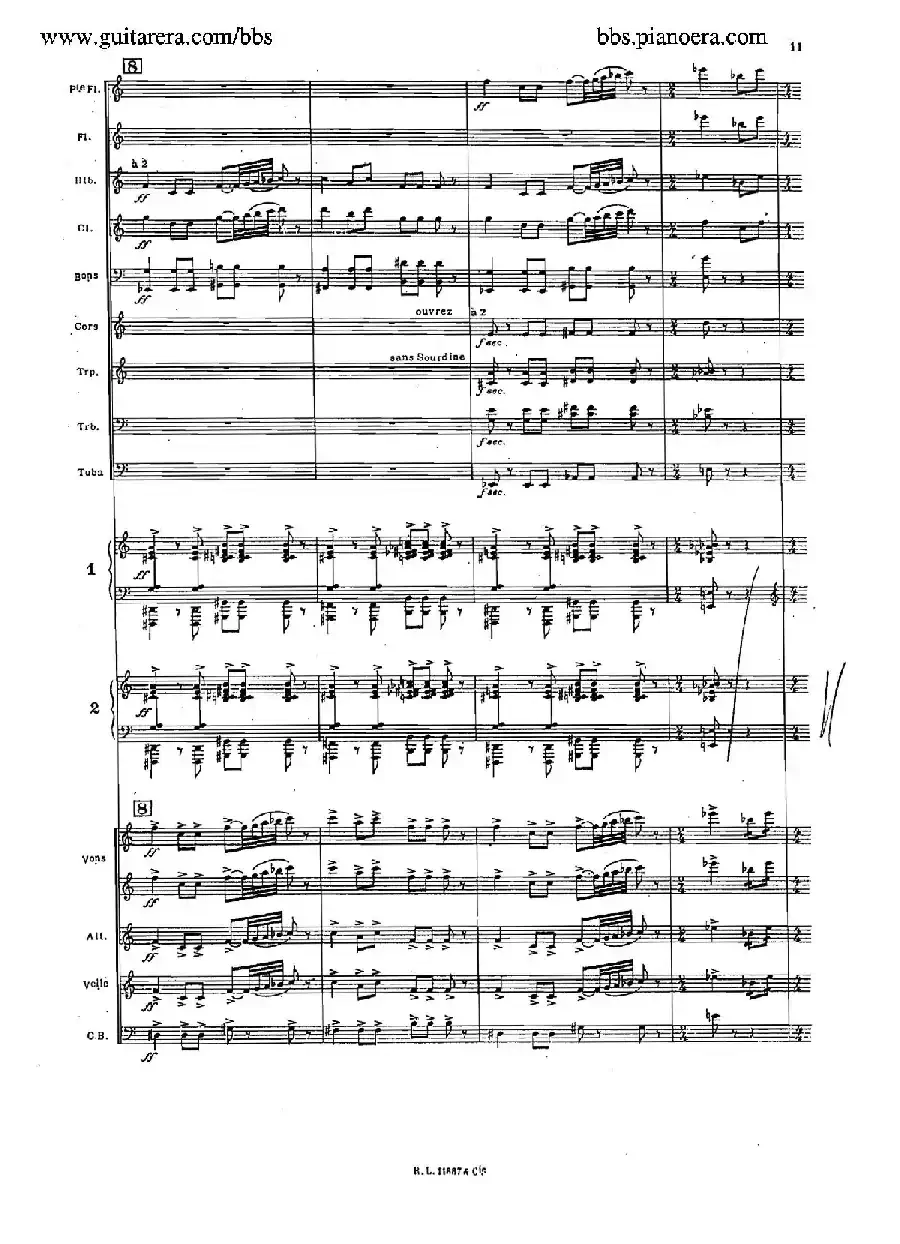 Concerto for 2 Pianos in d Minor(d小调双钢琴协奏曲·总谱)