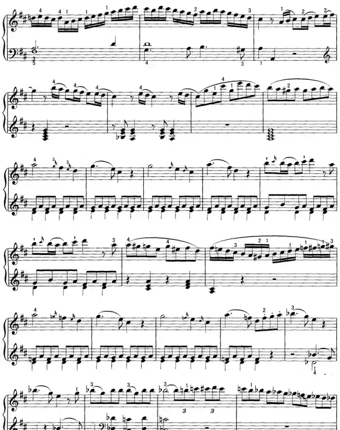 不可不弹的世界钢琴名曲:回旋曲(D大调)