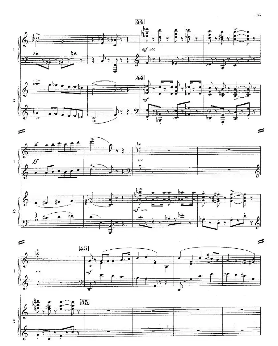 Concerto for 2 Pianos in d Minor(d小调双钢琴协奏曲· 第三乐章)