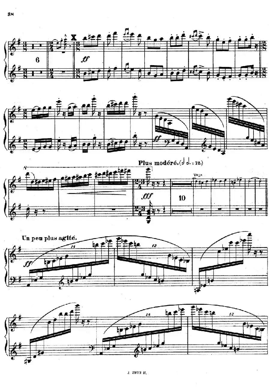 Symphony on a French Mountain Air Op.25(法国山歌交响曲·钢琴独奏·Ⅲ)