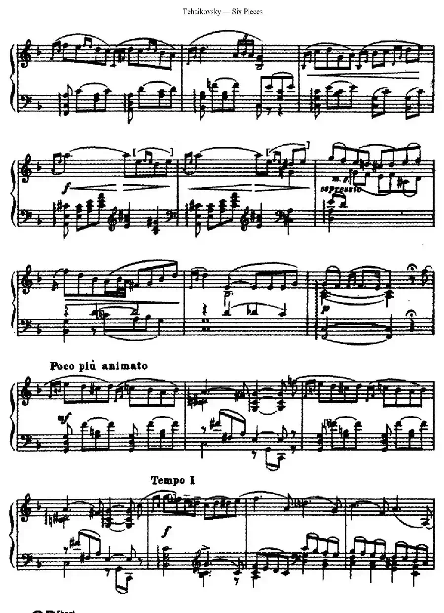 Six Pieces Op.51(6首小品·5)