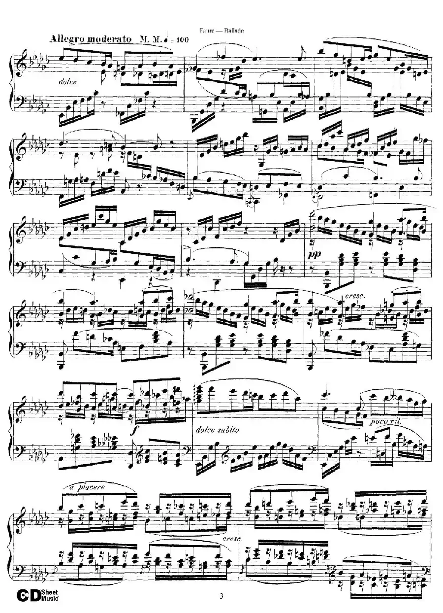Ballade Op.19(叙事曲)