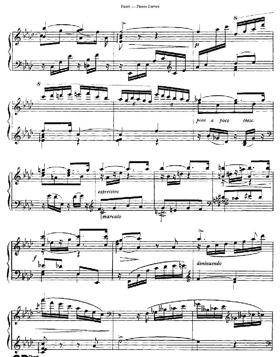 Pieces Breves Op.84(Ⅱ)