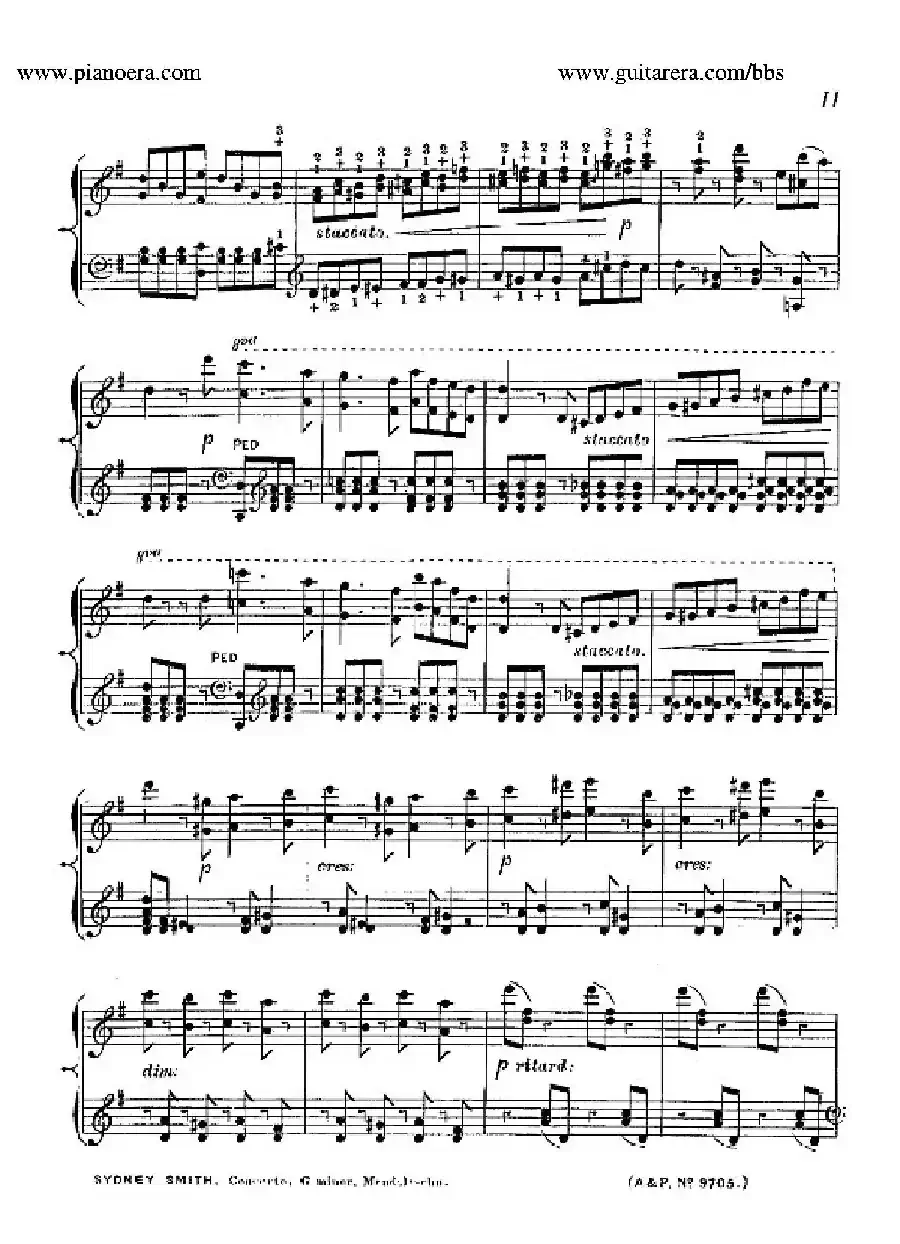 Piano Concerto No.1 in g Minor Op.25(g小调第一钢琴协奏曲·钢琴独奏)