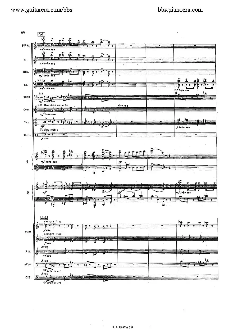 Concerto for 2 Pianos in d Minor(d小调双钢琴协奏曲·总谱)