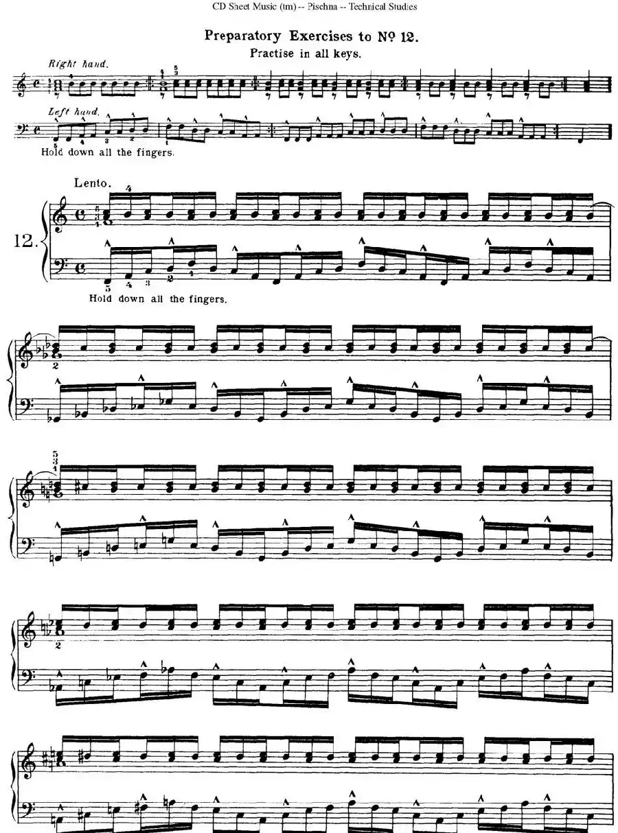 Technical Studies 60 Progressive Exercises (60首钢琴循序渐进练习曲 P21——30)