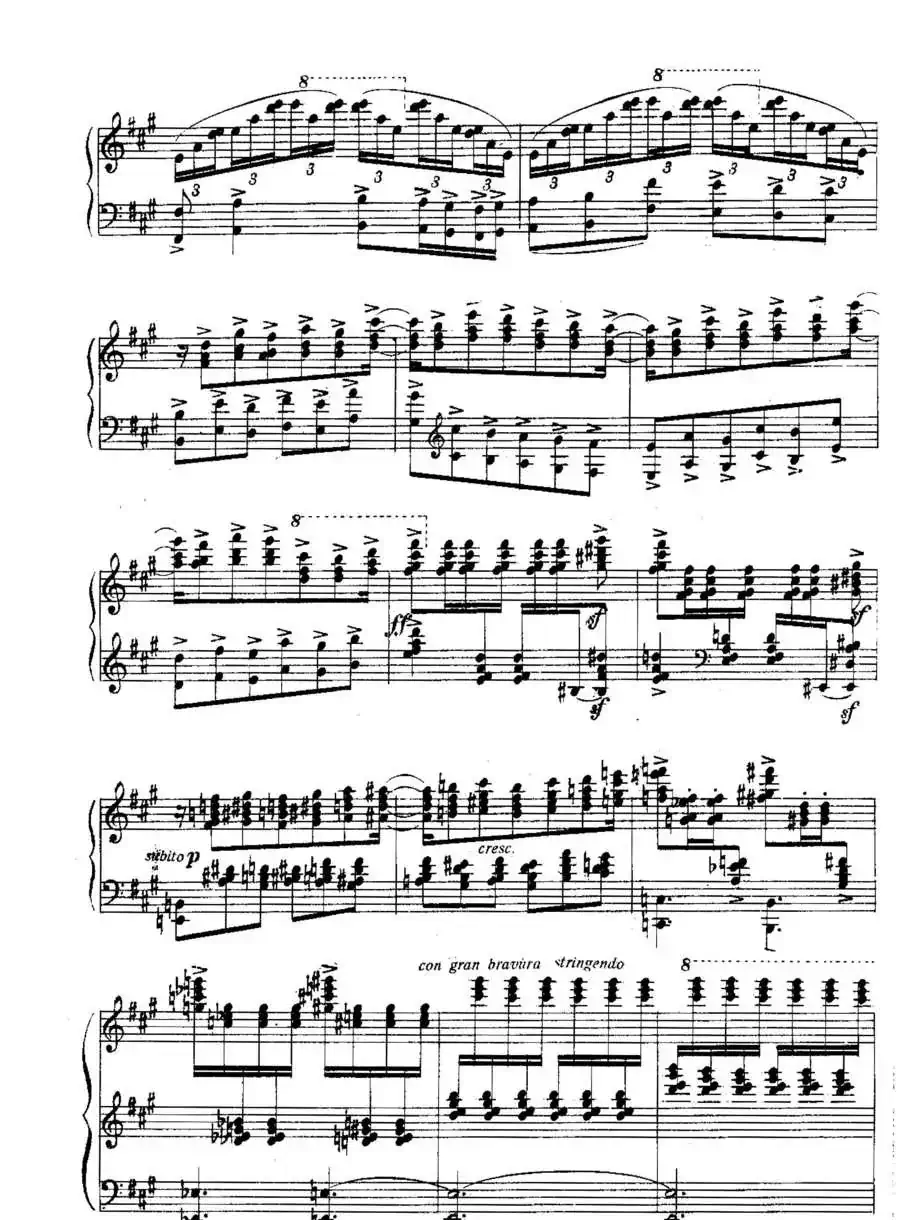 Six Préludes Exotiques Op·17(6首特色前奏曲·3)