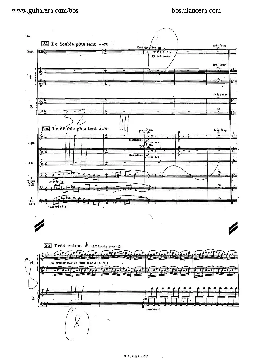 Concerto for 2 Pianos in d Minor(d小调双钢琴协奏曲·总谱)