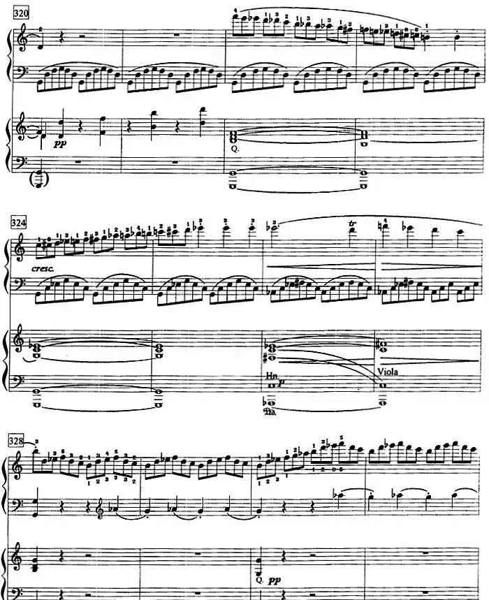 钢琴教程第八级 大型乐曲(C大调第一钢琴协奏曲 Op.15 第一乐章)