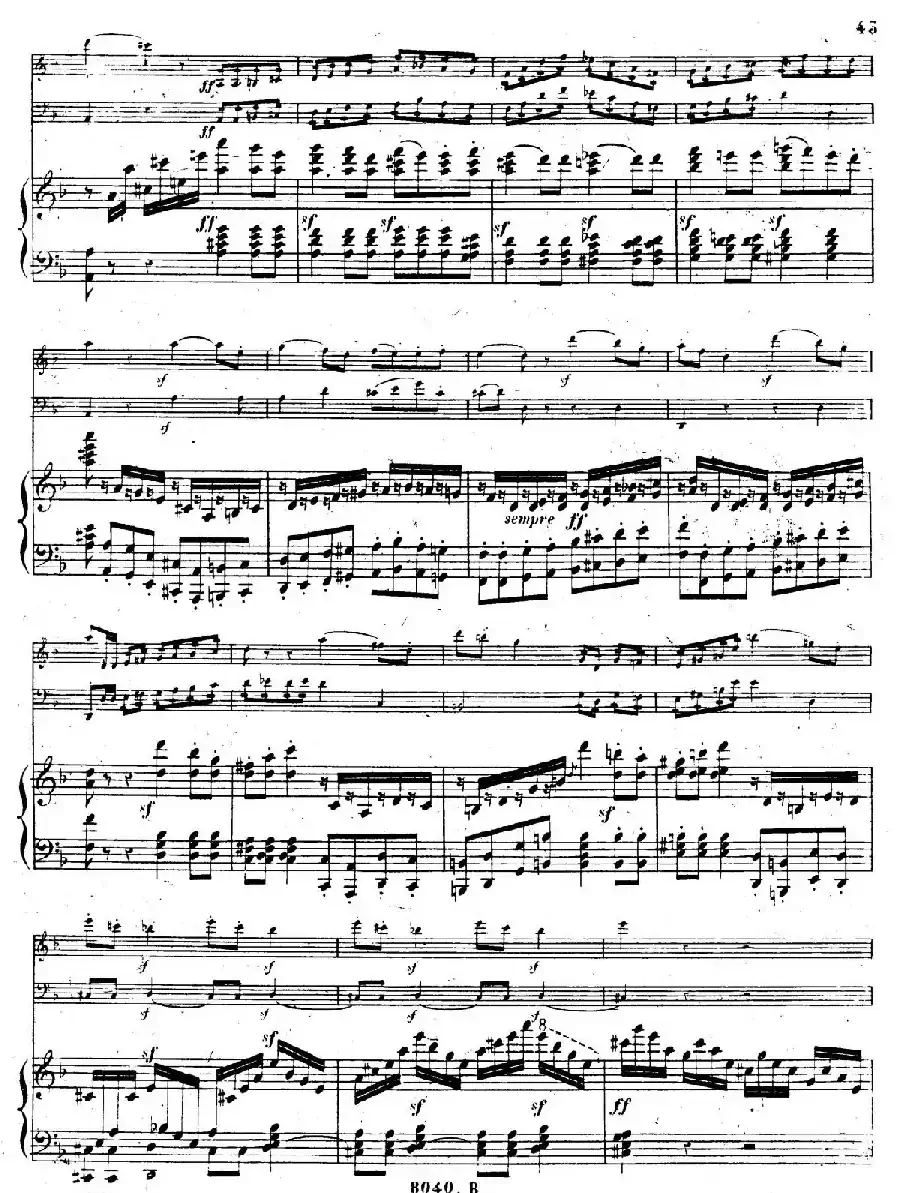 Piano Trio No.1 in d Minor Op.49(d小调第一钢琴三重奏·第四乐章)
