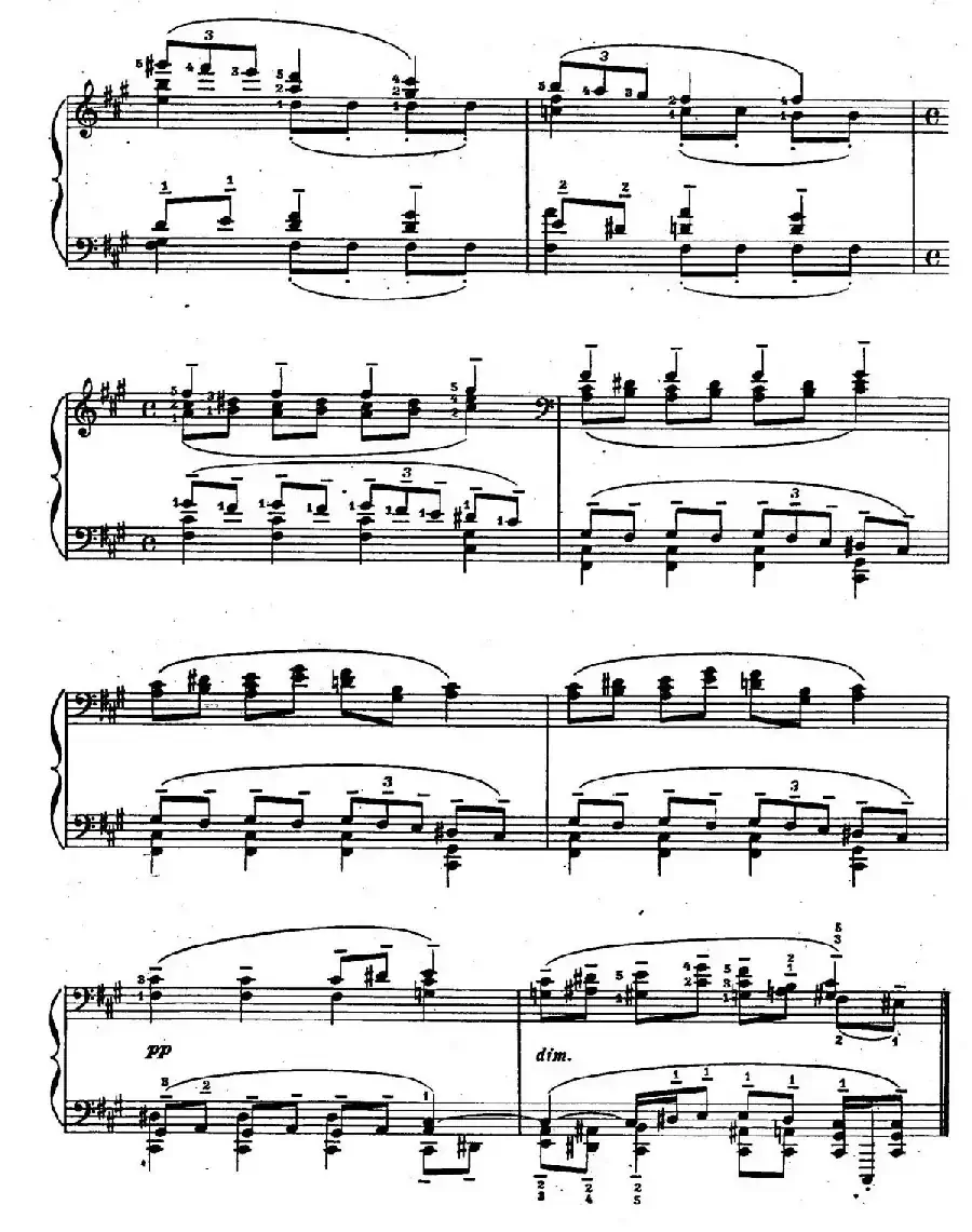 Ten Bagatelles Op.5(10首小品·5. 升f小调)