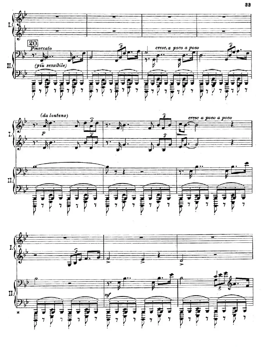The Pines of Rome(交响诗《罗马的松树》·双钢琴)(第四部分:阿皮亚大道上的松树)