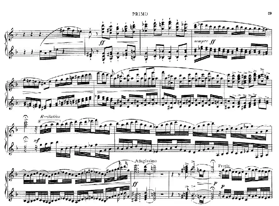 d小调托卡塔与赋格(BWV 565·雷格改编钢琴四手联弹版)