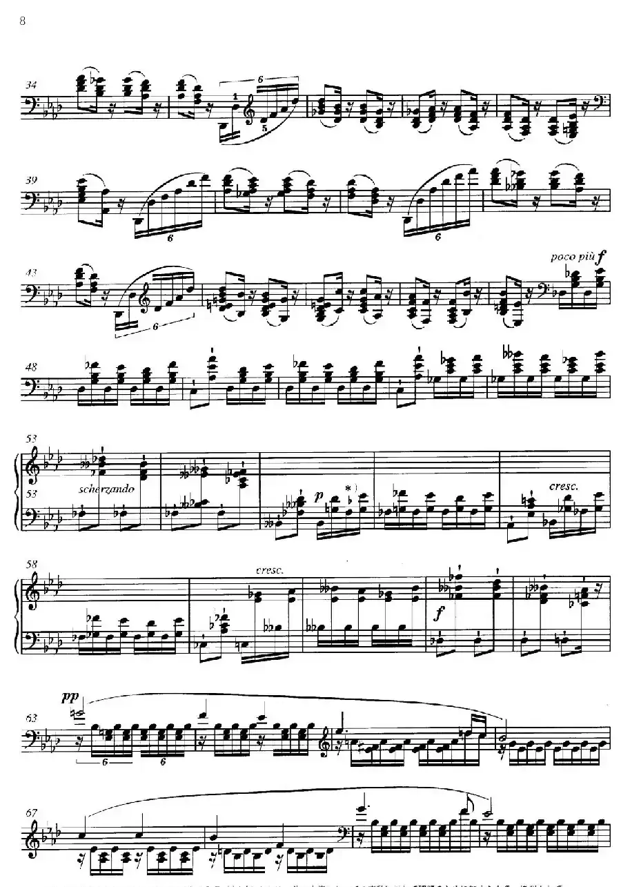 3 Grandes Etudes Op.76 No.1(3首华丽练习曲·1)