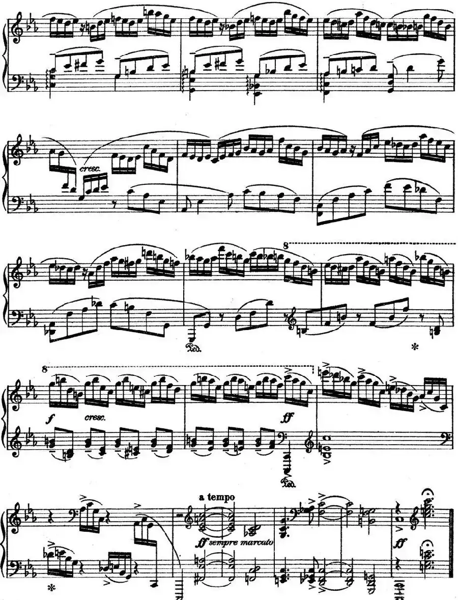 10 Preludes Op.23(拉赫玛尼诺夫10首前奏曲·Ⅶ)