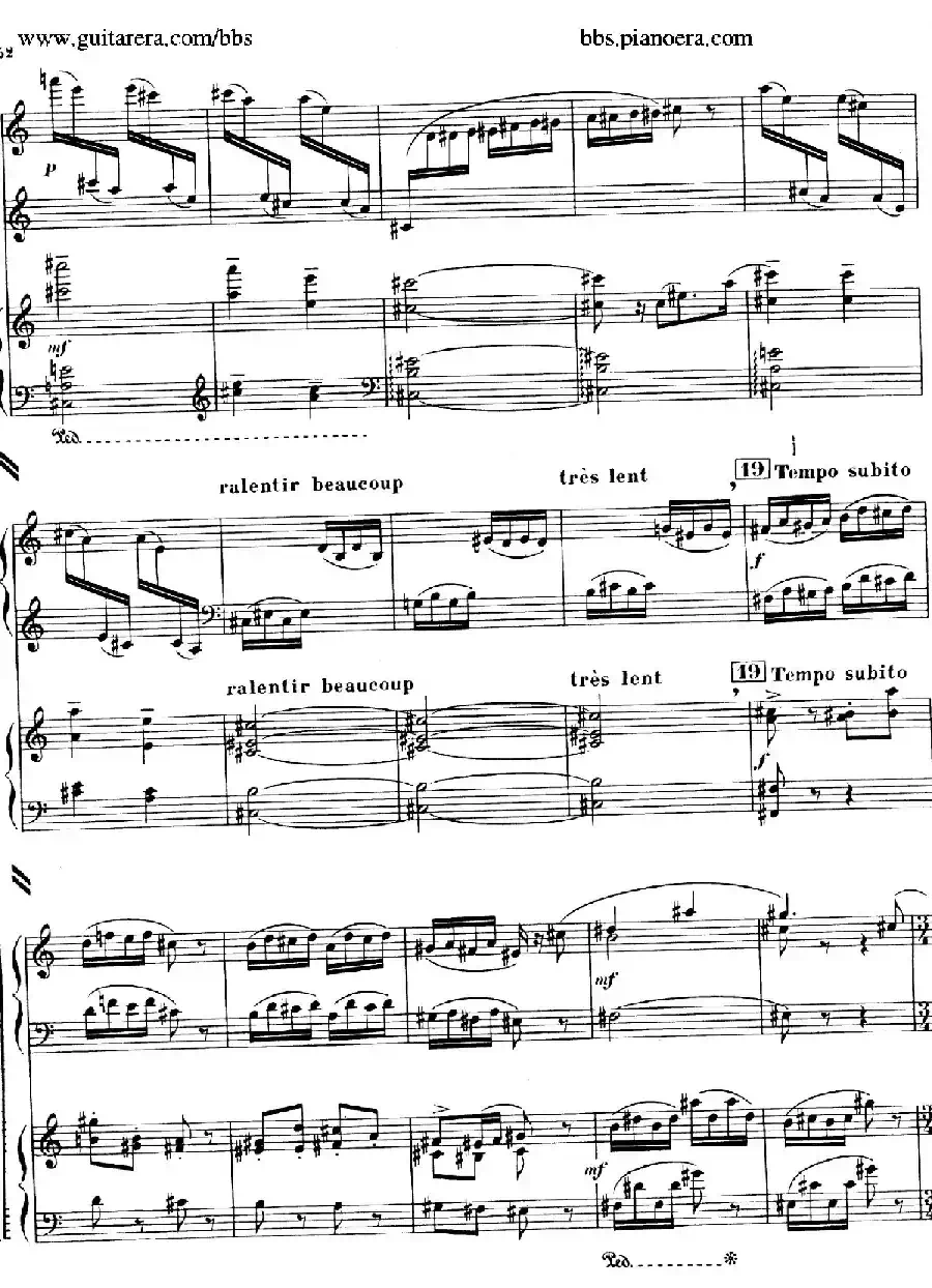 Piano Concerto in c-sharp Minor(升c小调钢琴协奏曲·第三乐章)