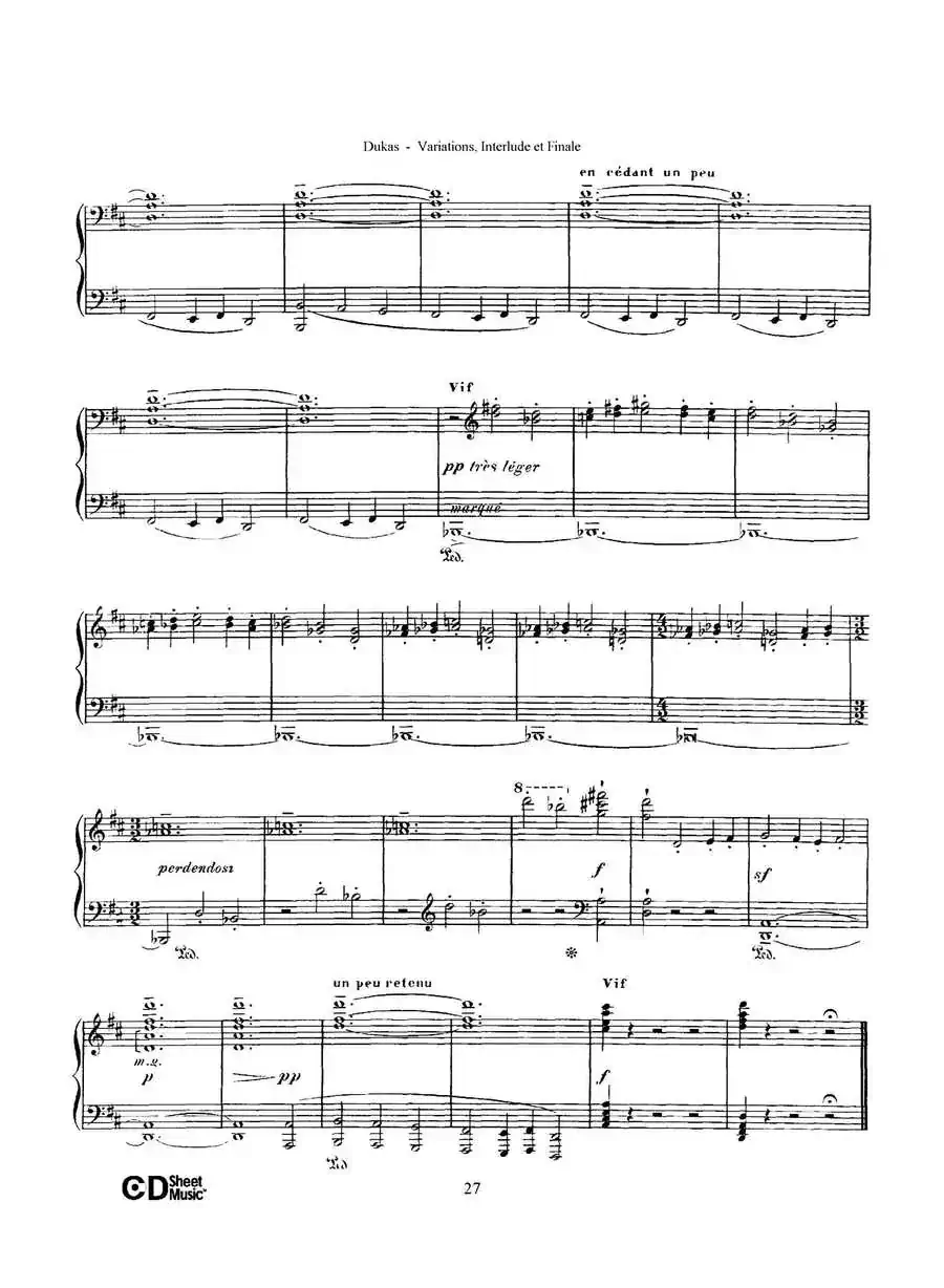 Variations, Interlude & Finale on theme de Rameau(拉摩主题变奏曲、间奏曲和终曲·第二部分)