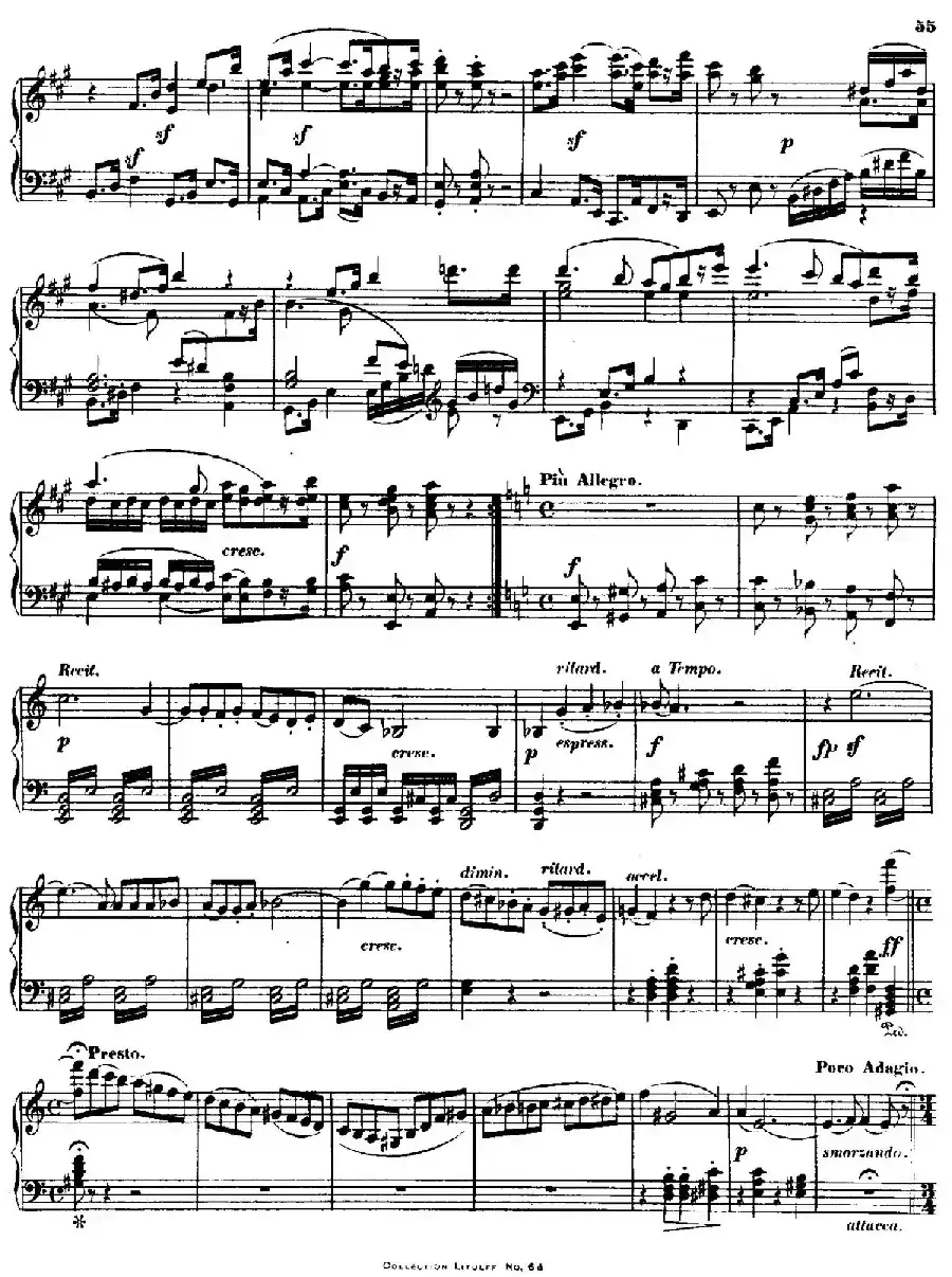 String Quartet No.15 in a Minor Op.132(a小调第十五弦乐四重奏·钢琴独奏版)