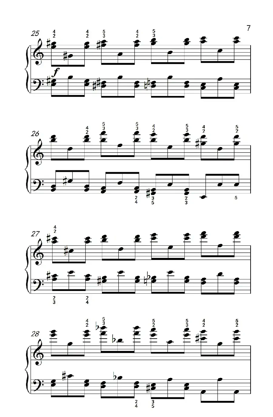 莫什科夫斯基 钢琴练习曲(第八首)