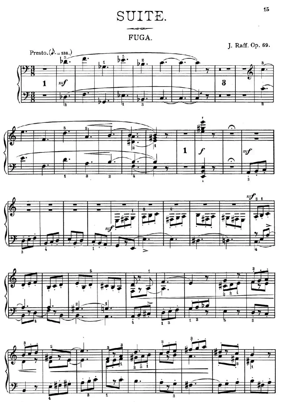 a小调第一组曲 Op.69(5、FUGA)