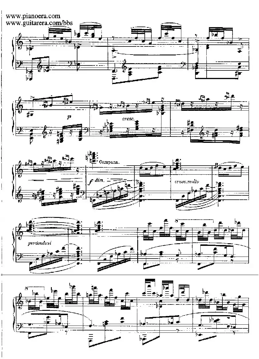 Goyescas(戈雅之画)(6. 幽灵的小夜曲 Serenata Del Espectro)