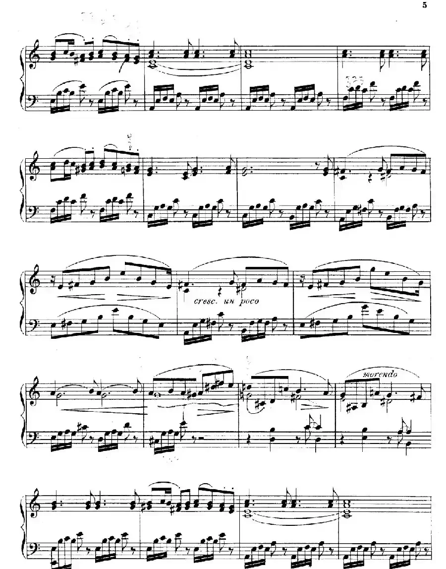 Cinque Miniatures Op.28(5首小画像·2)