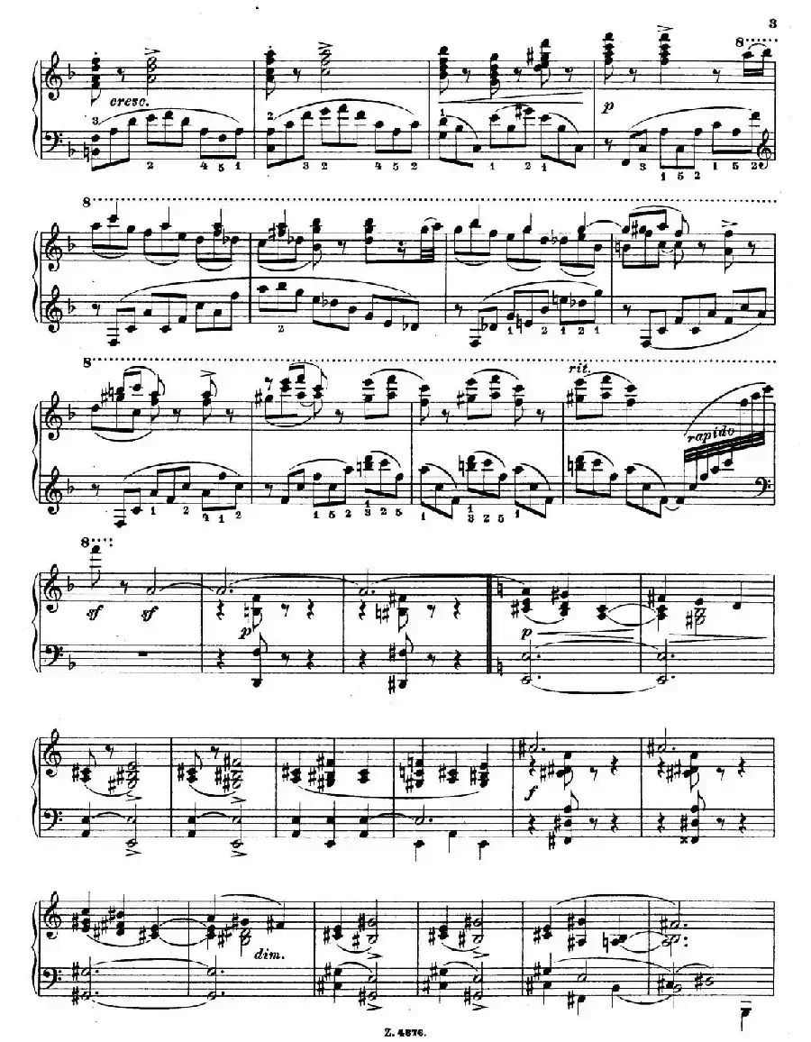 Charakterskizzen Op.40(个性素描 2. 往事 Jadis)