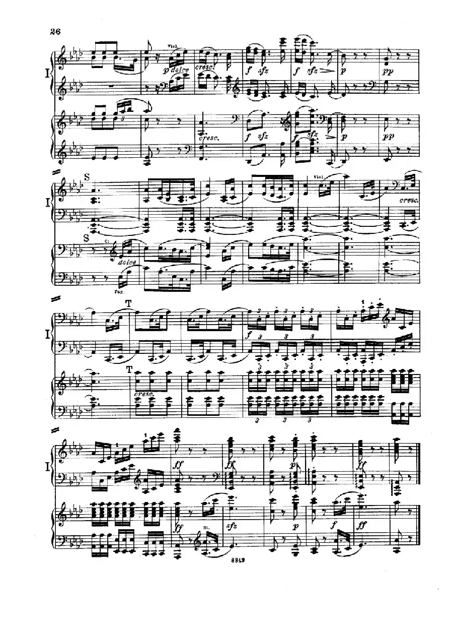Symphony No.5 in c Minor Op.67(双钢琴版第1——2乐章)