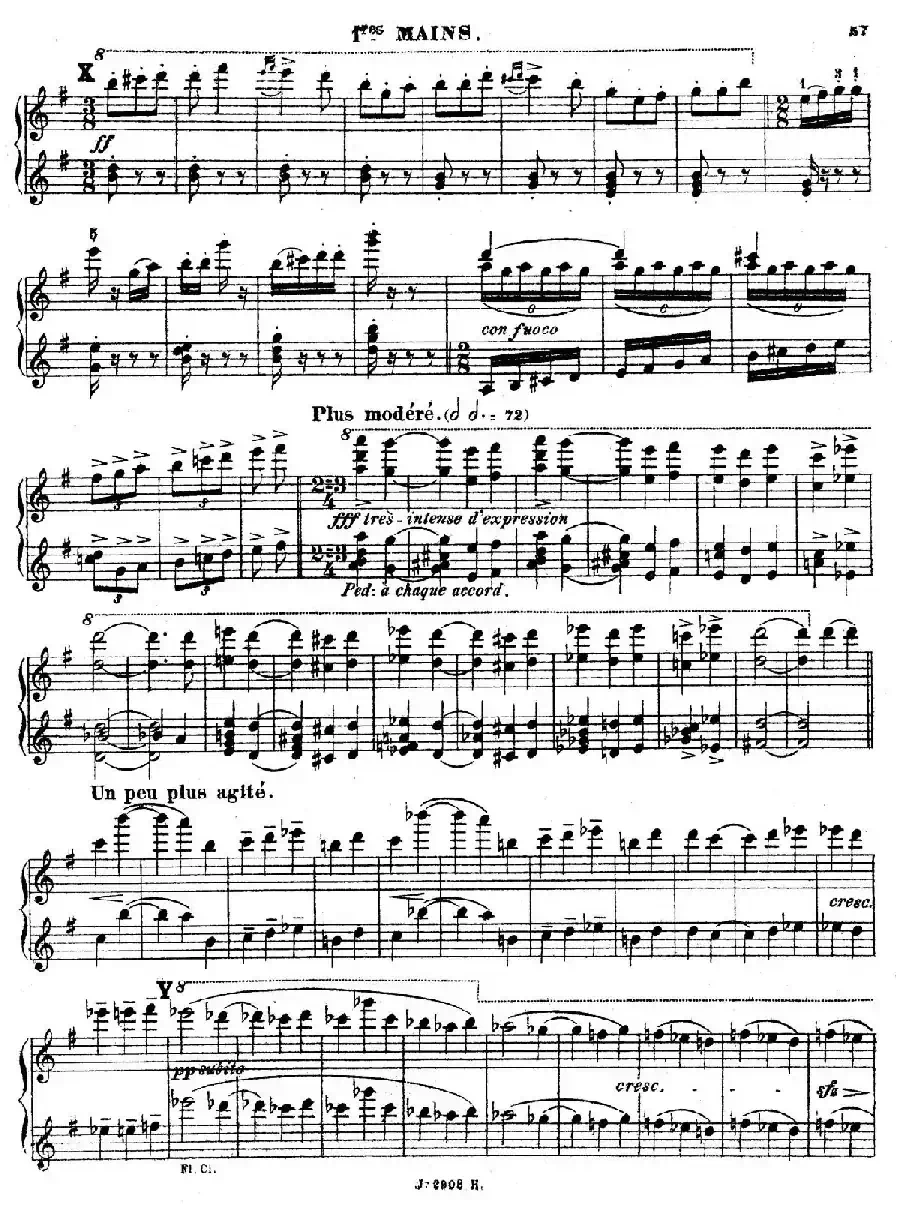 Symphony on a French Mountain Air Op.25(法国山歌交响曲·双钢琴·Ⅲ)