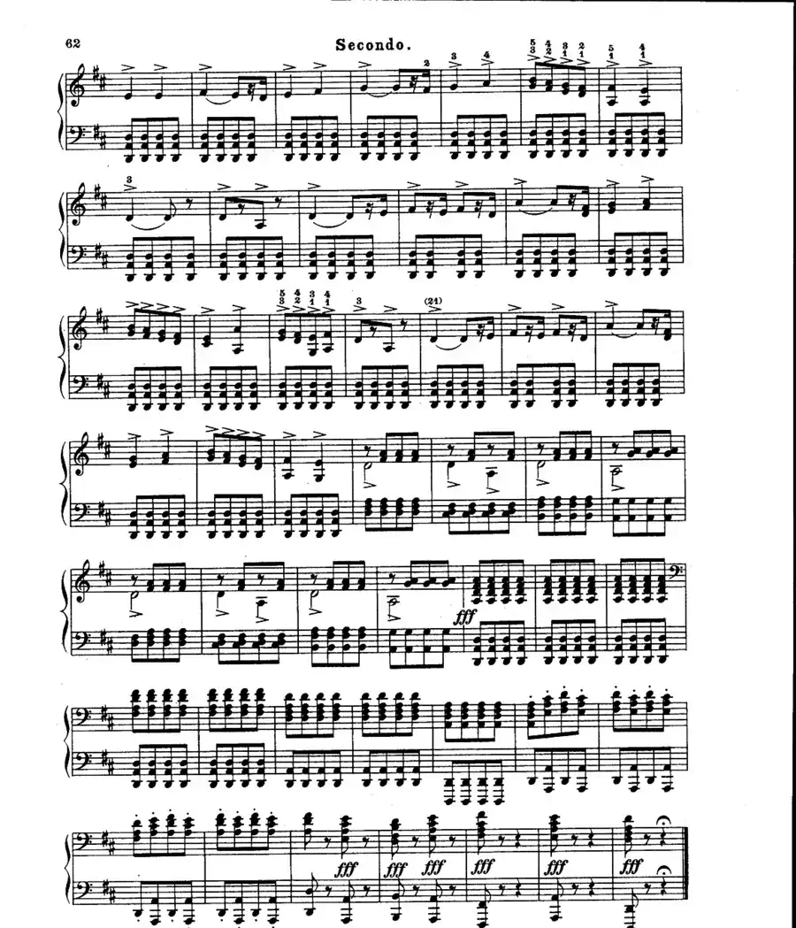 L'Arlesienne Suite No·2(阿莱城姑娘·第二组曲·四手联弹)