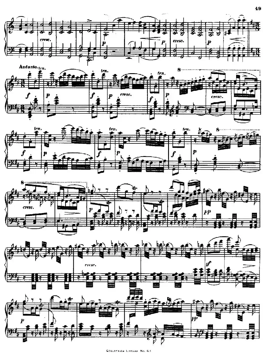 String Quartet No.15 in a Minor Op.132(a小调第十五弦乐四重奏·钢琴独奏版)