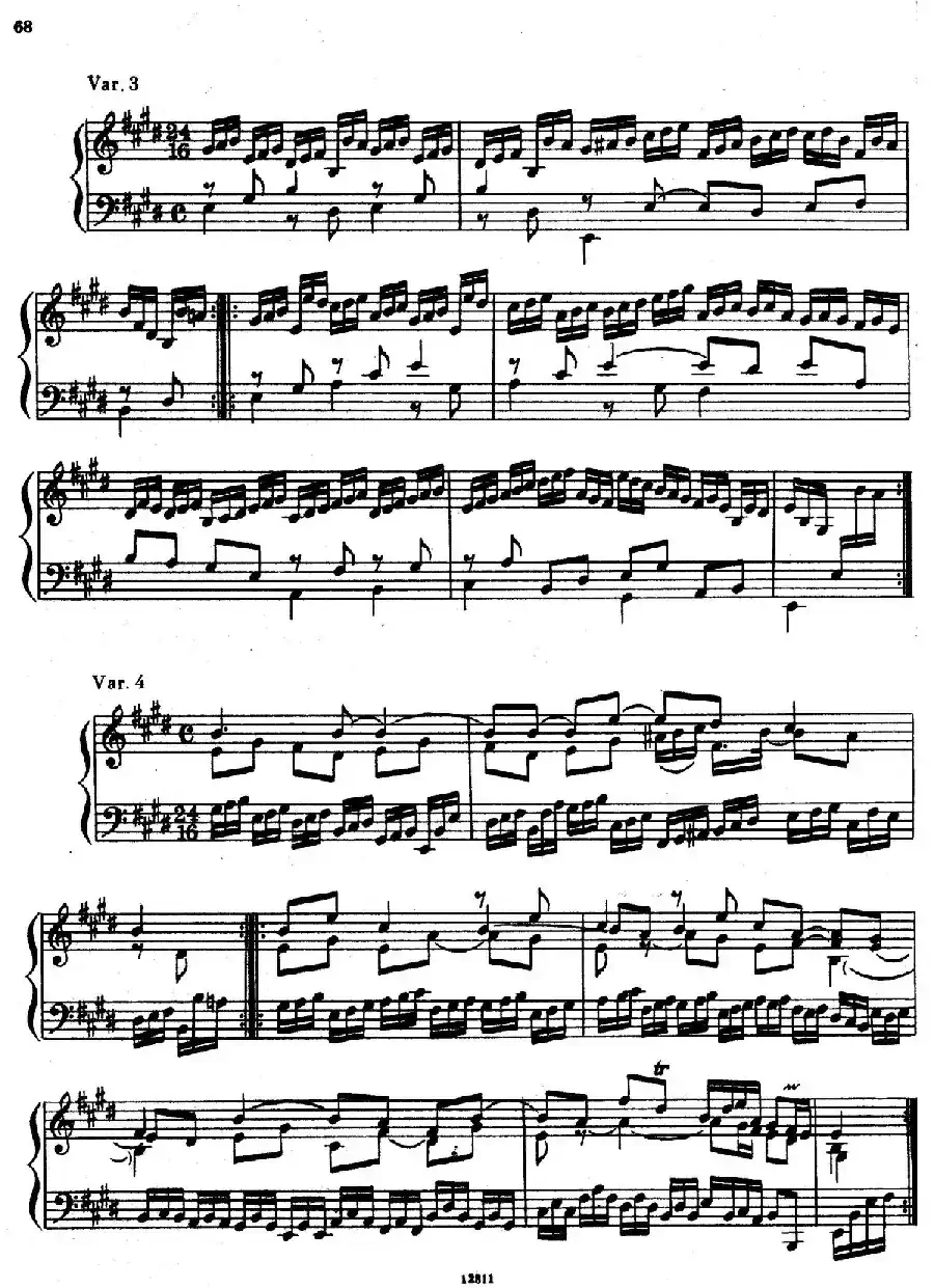 Suite No.5 in E Major HWV 430(E大调第五组曲)