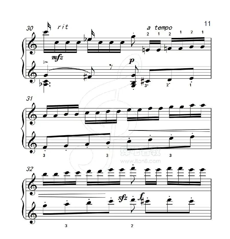 练习曲 12(克拉莫钢琴练习曲60首)