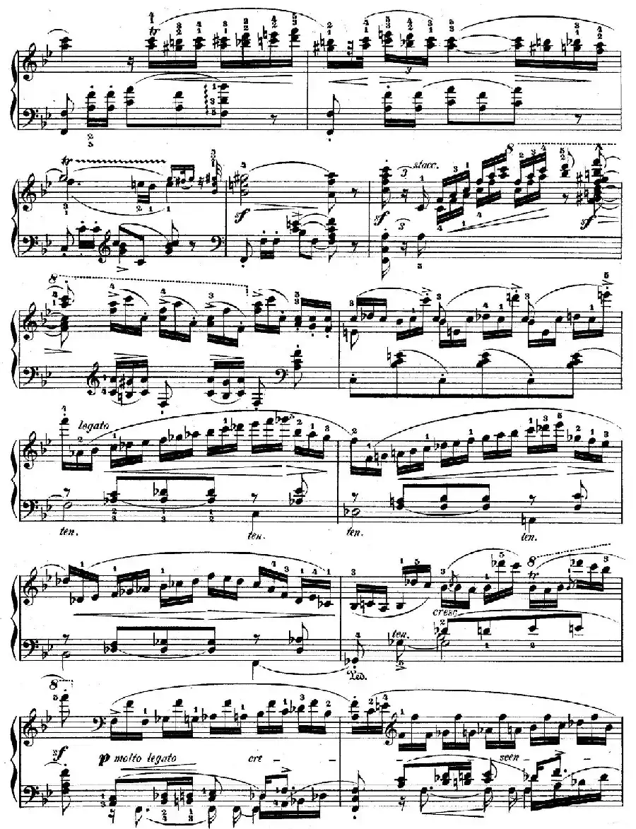 降B大调莫扎特主题变奏曲 Op.2(为钢琴与乐队而作)