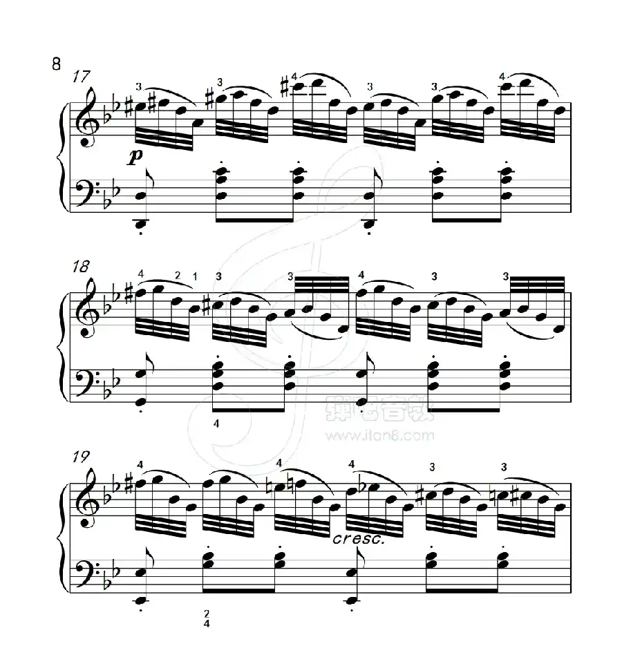 练习曲 21(克拉莫钢琴练习曲60首)