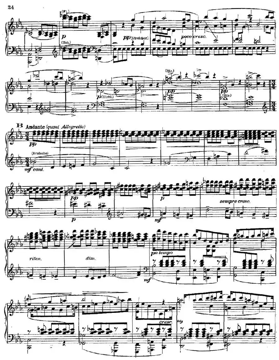 Symphony No.3 in d Minor - Solo Piano(d小调第三交响曲·钢琴独奏版·Ⅱ)