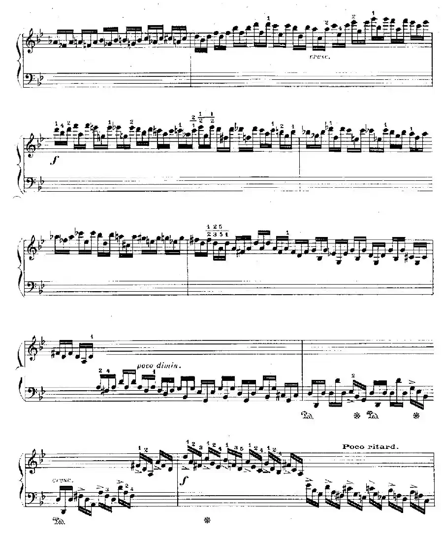 12 Etudes For The Left Hand Op.92 No.6(12首为左手而作的钢琴练习曲)
