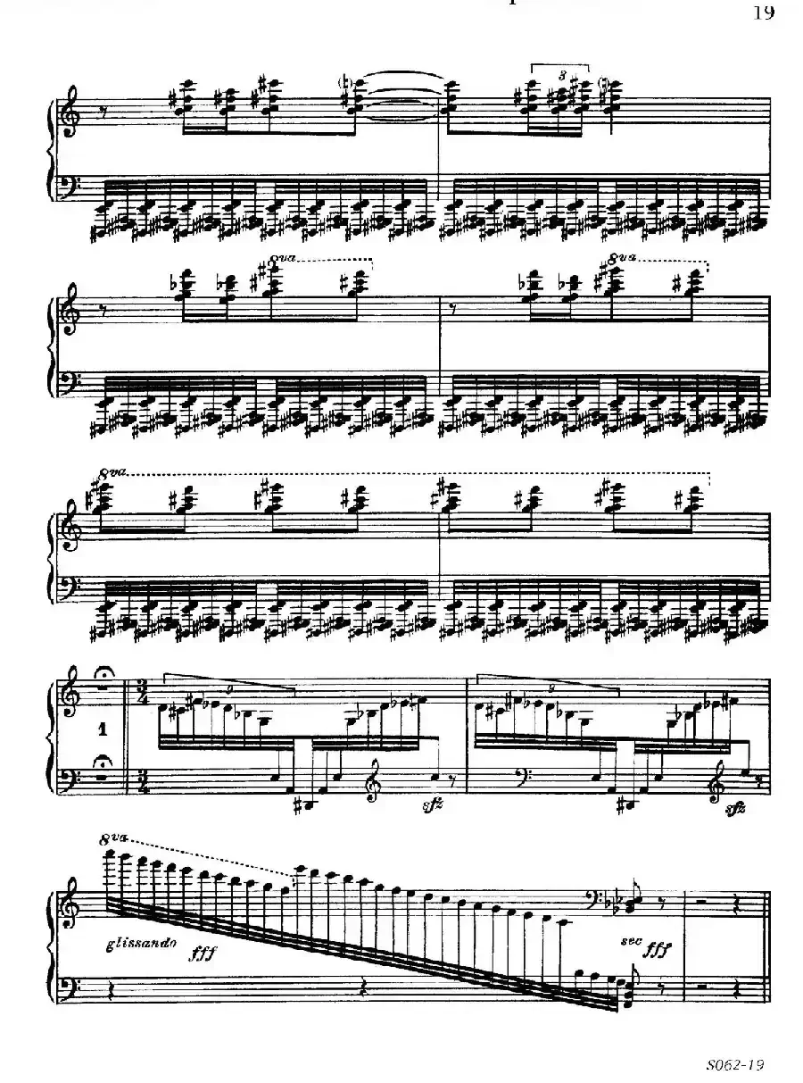 Arabesques Op.42(阿拉伯风格曲 9. 呼啸肆虐的风 )