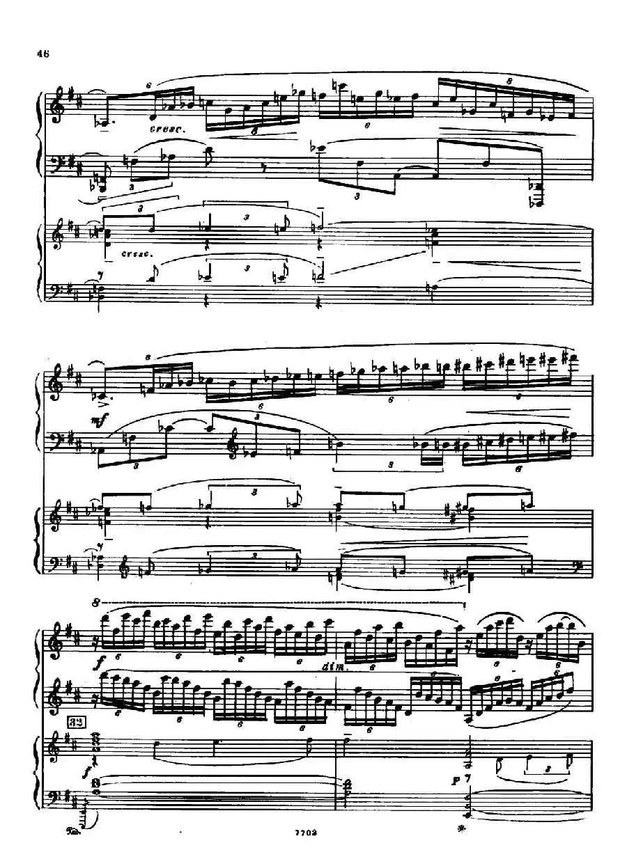 升f小调第一钢琴协奏曲 Op.1(双钢琴版)