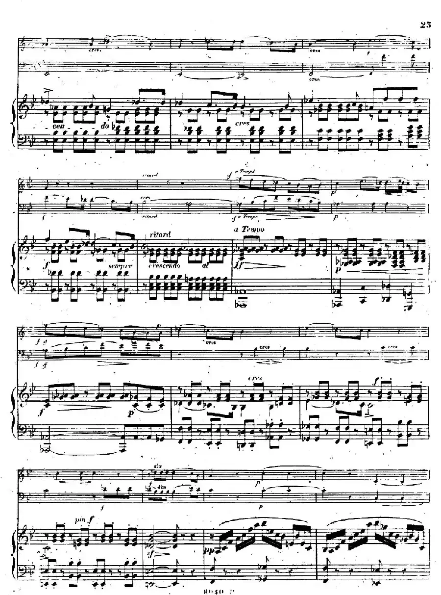 Piano Trio No.1 in d Minor Op.49(d小调第一钢琴三重奏·第二乐章)