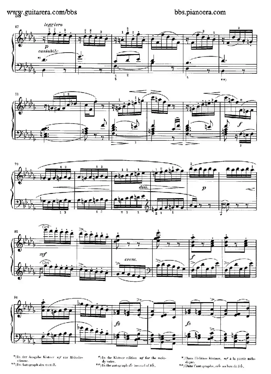 Neue Aquarelle Op.57(新水彩画·3. 谐谑曲)