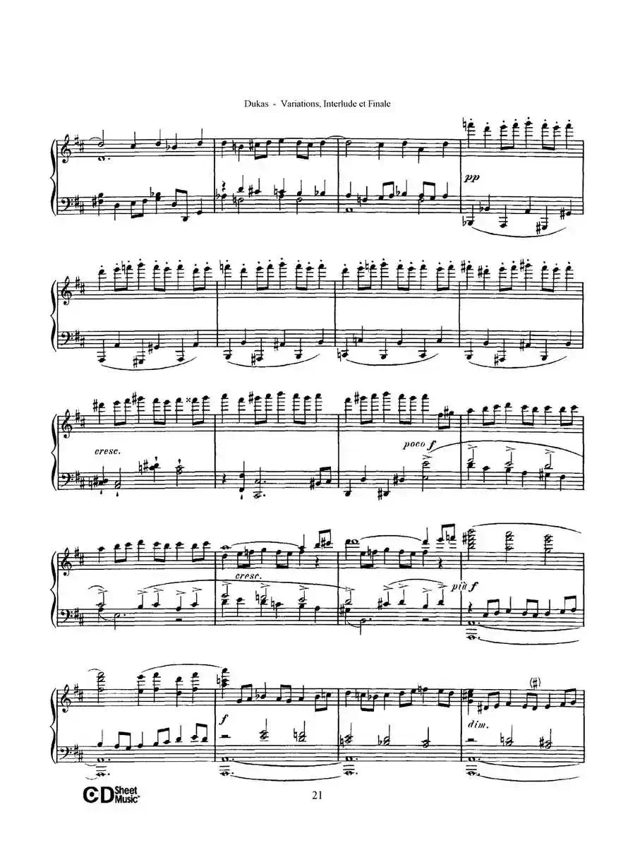 Variations, Interlude & Finale on theme de Rameau(拉摩主题变奏曲、间奏曲和终曲·第二部分)